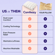 Comfeazy Puff Pillow