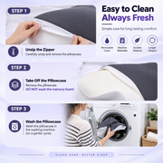 Ergonomic Cooling Memory Foam Pillow