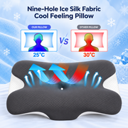 Ergonomic Cooling Memory Foam Pillow