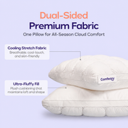 Comfeazy Puff Pillow