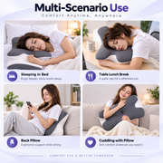 Ergonomic Cooling Memory Foam Pillow